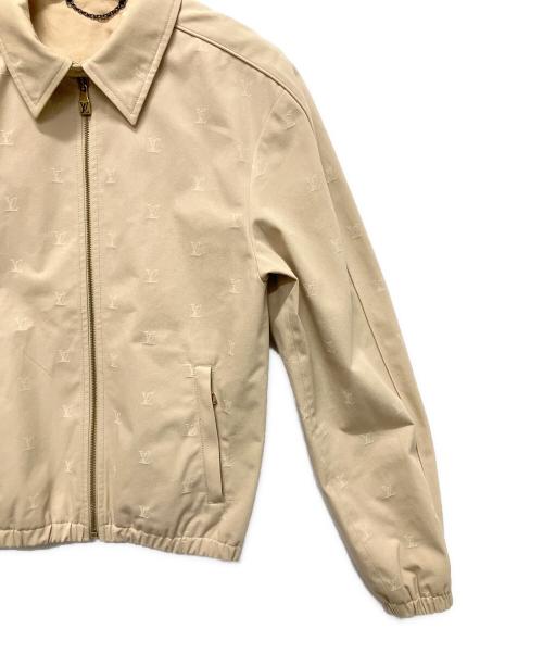 LOUIS VUITTON（ルイ ヴィトン）LOUIS VUITTON (ルイ ヴィトン) 24AW LVロゴ ジップアップジャケット ベージュ サイズ:44の古着・服飾アイテム