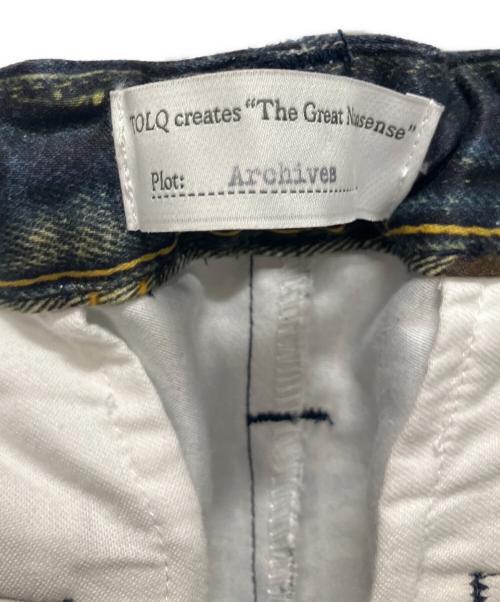 TOLQ（トルク）TOLQ (トルク) 転写デニムパンツ インディゴ サイズ:42の古着・服飾アイテム