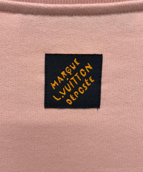 LOUIS VUITTON（ルイ ヴィトン）LOUIS VUITTON (ルイ ヴィトン) 25AW ロゴ エンブロイダリー スウェットシャツ ピンク サイズ:Mの古着・服飾アイテム