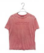 LOUIS VUITTONルイ ヴィトン）の古着「ロゴエンブロイダリーTシャツ」｜ピンク