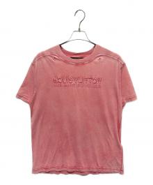 LOUIS VUITTON（ルイ ヴィトン）の古着「ロゴエンブロイダリーTシャツ」｜ピンク