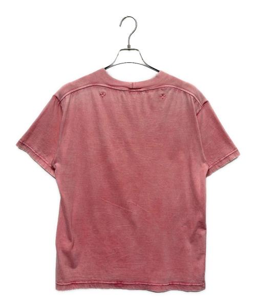 LOUIS VUITTON（ルイ ヴィトン）LOUIS VUITTON (ルイ ヴィトン) ロゴエンブロイダリーTシャツ ピンク サイズ:Sの古着・服飾アイテム
