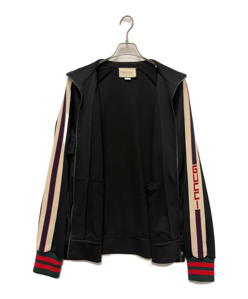GUCCI（グッチ）GUCCI (グッチ) 17aw トラックジャケット ブラック サイズ:Lの古着・服飾アイテム