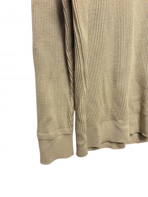 STONE ISLAND（ストーンアイランド）STONE ISLAND (ストーンアイランド) ワッペンニット ベージュ サイズ:XLの古着・服飾アイテム