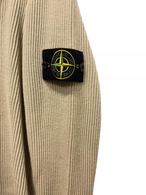 STONE ISLAND（ストーンアイランド）STONE ISLAND (ストーンアイランド) ワッペンニット ベージュ サイズ:XLの古着・服飾アイテム