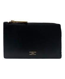 BALENCIAGA（バレンシアガ）の古着「Envelope ロングコイン＆カードケース」｜ブラック