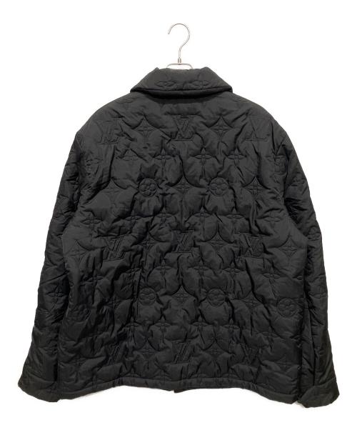 LOUIS VUITTON（ルイ ヴィトン）LOUIS VUITTON (ルイ ヴィトン) モノグラムパデッドライトブルゾン ブラック サイズ:60の古着・服飾アイテム
