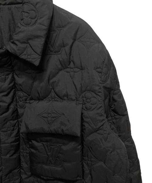 LOUIS VUITTON（ルイ ヴィトン）LOUIS VUITTON (ルイ ヴィトン) モノグラムパデッドライトブルゾン ブラック サイズ:60の古着・服飾アイテム