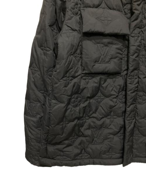LOUIS VUITTON（ルイ ヴィトン）LOUIS VUITTON (ルイ ヴィトン) モノグラムパデッドライトブルゾン ブラック サイズ:60の古着・服飾アイテム