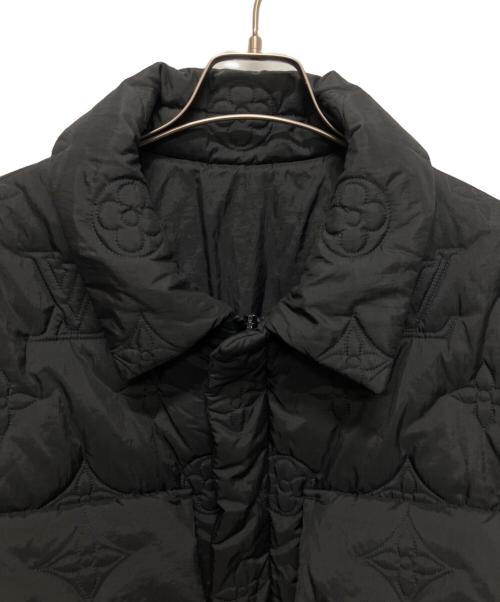 LOUIS VUITTON（ルイ ヴィトン）LOUIS VUITTON (ルイ ヴィトン) モノグラムパデッドライトブルゾン ブラック サイズ:60の古着・服飾アイテム