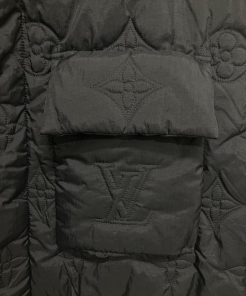 LOUIS VUITTON（ルイ ヴィトン）LOUIS VUITTON (ルイ ヴィトン) モノグラムパデッドライトブルゾン ブラック サイズ:60の古着・服飾アイテム