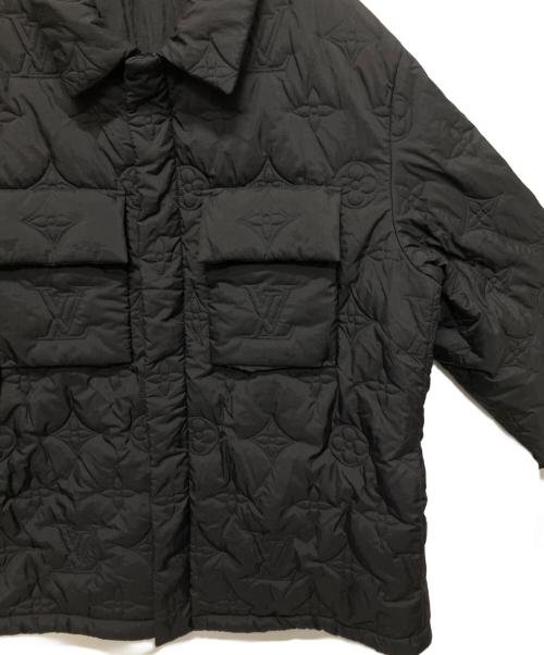 LOUIS VUITTON（ルイ ヴィトン）LOUIS VUITTON (ルイ ヴィトン) モノグラムパデッドライトブルゾン ブラック サイズ:60の古着・服飾アイテム