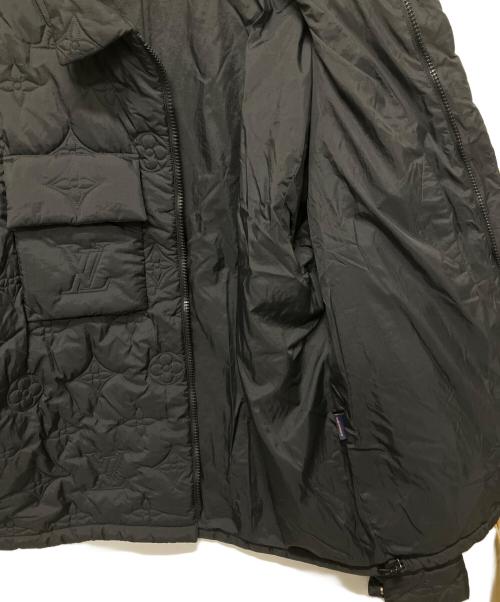 LOUIS VUITTON（ルイ ヴィトン）LOUIS VUITTON (ルイ ヴィトン) モノグラムパデッドライトブルゾン ブラック サイズ:60の古着・服飾アイテム