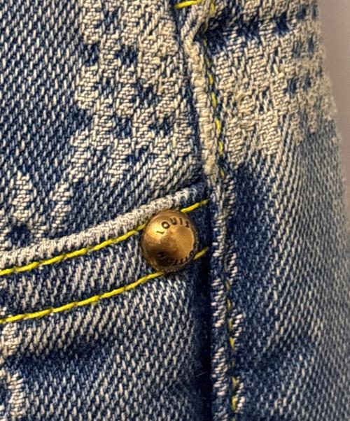 LOUIS VUITTON（ルイ ヴィトン）LOUIS VUITTON (ルイ ヴィトン) デニムパンツ RM251MN GRT HSD48W インディゴ サイズ:38の古着・服飾アイテム