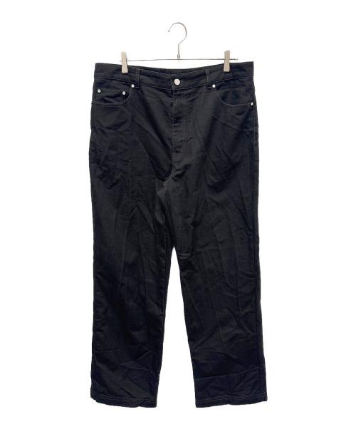 LOUIS VUITTON（ルイ ヴィトン）LOUIS VUITTON (ルイ ヴィトン) 25SS ロゴステッチワークデニムパンツ ブラック サイズ:56の古着・服飾アイテム
