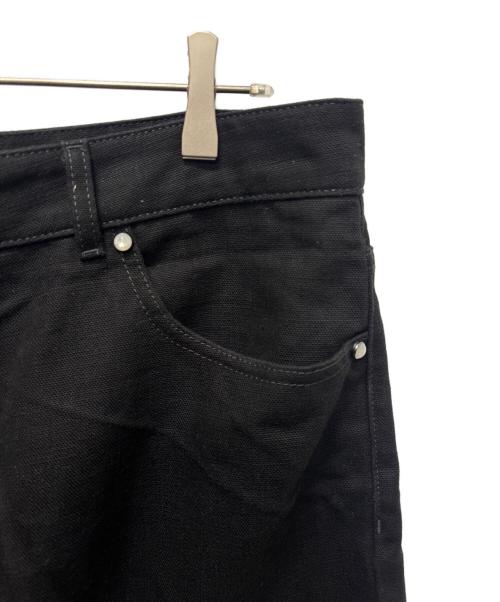 LOUIS VUITTON（ルイ ヴィトン）LOUIS VUITTON (ルイ ヴィトン) 25SS ロゴステッチワークデニムパンツ ブラック サイズ:56の古着・服飾アイテム