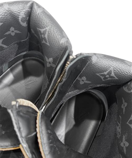 LOUIS VUITTON（ルイ ヴィトン）LOUIS VUITTON (ルイ ヴィトン) リミックス コンバットブーツ ブラック サイズ:8 未使用品の古着・服飾アイテム