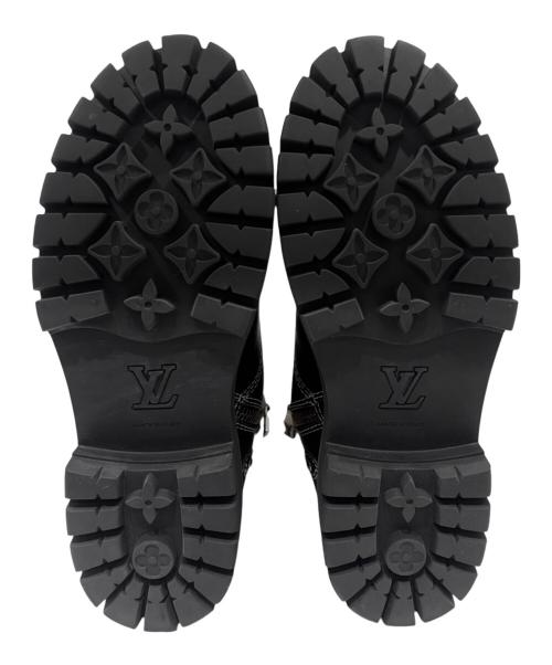 LOUIS VUITTON（ルイ ヴィトン）LOUIS VUITTON (ルイ ヴィトン) リミックス コンバットブーツ ブラック サイズ:8 未使用品の古着・服飾アイテム