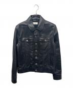 Saint Laurent Parisサンローランパリ）の古着「レザージャケット」｜ブラック