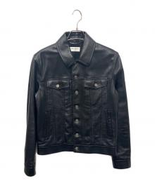 Saint Laurent Paris（サンローランパリ）の古着「レザージャケット」｜ブラック