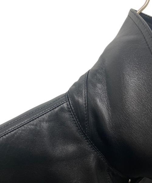 Saint Laurent Paris（サンローランパリ）Saint Laurent Paris (サンローランパリ) レザージャケット ブラック サイズ:48の古着・服飾アイテム