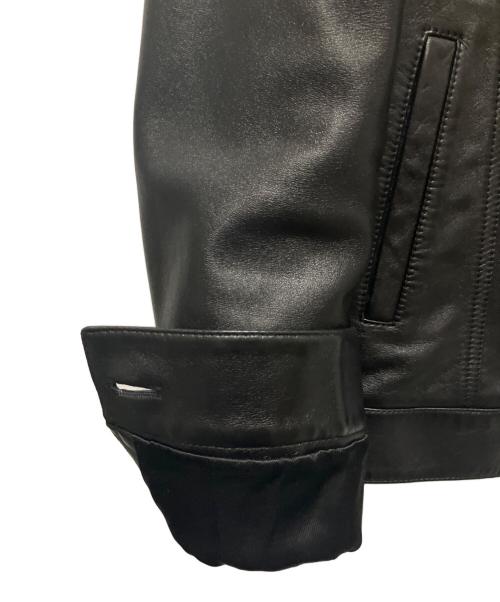 Saint Laurent Paris（サンローランパリ）Saint Laurent Paris (サンローランパリ) レザージャケット ブラック サイズ:48の古着・服飾アイテム