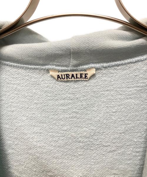 AURALEE（オーラリー）AURALEE (オーラリー) HIGH TWIST LIGHT SWEAT ZIP PARKA スカイブルー サイズ:3の古着・服飾アイテム