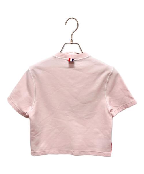 Thom Browne（トムブラウン）Thom Browne (トムブラウン) 半袖コットンTシャツ ピンク サイズ:38の古着・服飾アイテム