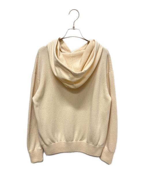 CHANEL（シャネル）CHANEL (シャネル) プルオーバーニットパーカー ベージュ サイズ:36の古着・服飾アイテム