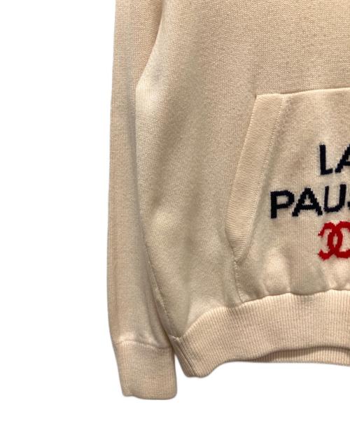 CHANEL（シャネル）CHANEL (シャネル) プルオーバーニットパーカー ベージュ サイズ:36の古着・服飾アイテム