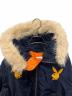 中古・古着 SUPREME (シュプリーム) PLAY BOY (プレイボーイ) 26SS Hooded MA-1 フードボンバージャケット ネイビー サイズ:M：50000円