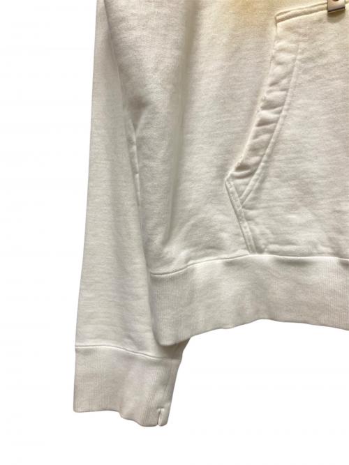 MIHARA YASUHIRO（ミハラヤスヒロ）MIHARA YASUHIRO (ミハラヤスヒロ) 25SS/Smily Face Print Distressed Hoodie アイボリー サイズ:48の古着・服飾アイテム