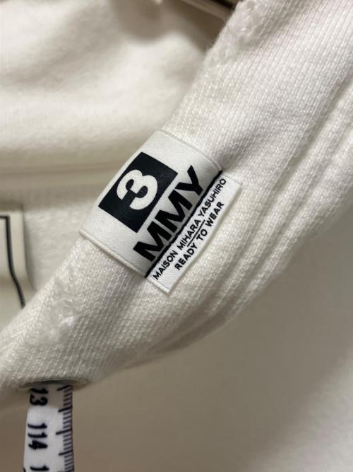 MIHARA YASUHIRO（ミハラヤスヒロ）MIHARA YASUHIRO (ミハラヤスヒロ) 25SS/Smily Face Print Distressed Hoodie アイボリー サイズ:48の古着・服飾アイテム