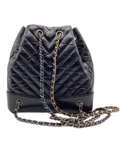 CHANEL（シャネル）CHANEL (シャネル) Gabrielle de Chanel Backpack ブラックの古着・服飾アイテム
