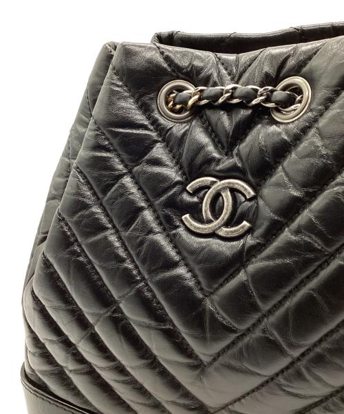CHANEL（シャネル）CHANEL (シャネル) Gabrielle de Chanel Backpack ブラックの古着・服飾アイテム