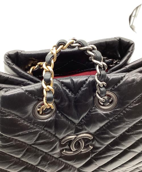 CHANEL（シャネル）CHANEL (シャネル) Gabrielle de Chanel Backpack ブラックの古着・服飾アイテム