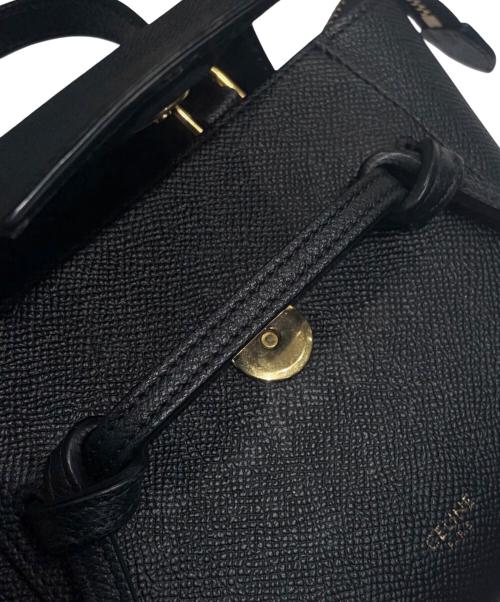 CELINE（セリーヌ）CELINE (セリーヌ) ナノ ベルトバッグ ブラック サイズ:-の古着・服飾アイテム