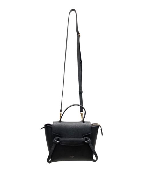CELINE（セリーヌ）CELINE (セリーヌ) ナノ ベルトバッグ ブラック サイズ:-の古着・服飾アイテム