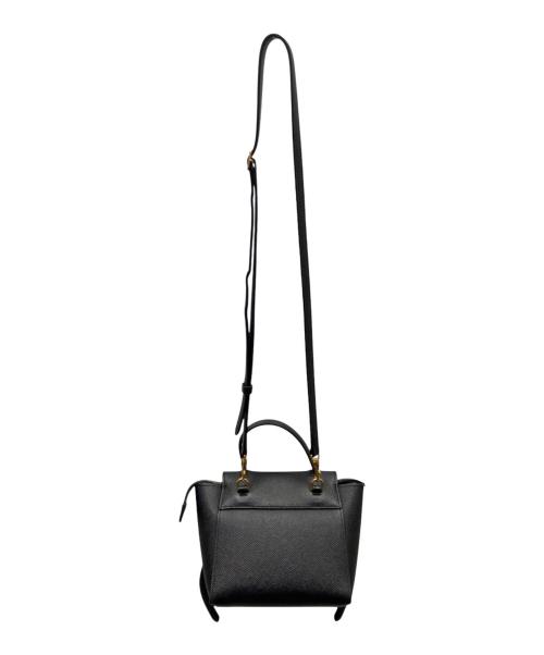 CELINE（セリーヌ）CELINE (セリーヌ) ナノ ベルトバッグ ブラック サイズ:-の古着・服飾アイテム