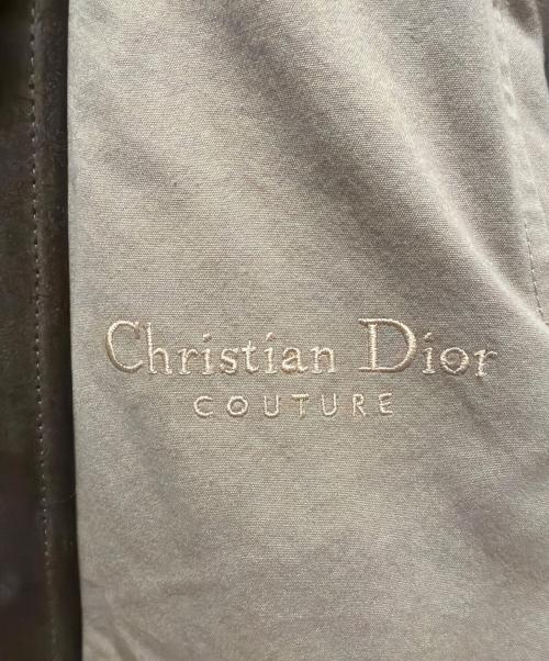 Dior（ディオール）Dior (ディオール) スウェード切替ブルゾン ブラウン サイズ:46の古着・服飾アイテム
