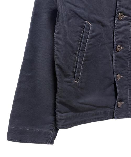 RRL（ダブルアールエル）RRL (ダブルアールエル) コーデュロイカラーコットンンデッキジャケット ネイビー サイズ:Lの古着・服飾アイテム