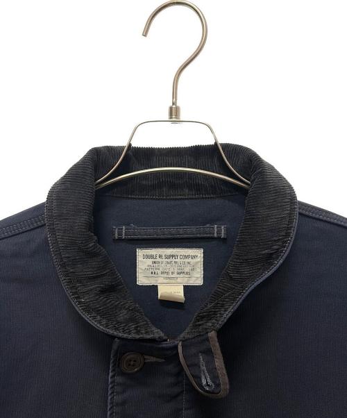RRL（ダブルアールエル）RRL (ダブルアールエル) コーデュロイカラーコットンンデッキジャケット ネイビー サイズ:Lの古着・服飾アイテム