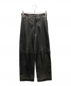 BALENCIAGAバレンシアガ）の古着「straight leg pants」｜ブラック