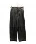 BALENCIAGA（バレンシアガ）の古着「straight leg pants」｜ブラック