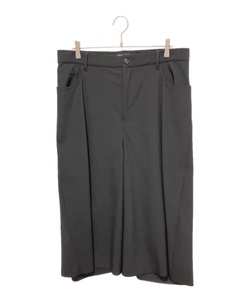 BALENCIAGA（バレンシアガ）BALENCIAGA (バレンシアガ) ショートワイドスラックス ブラック サイズ:42の古着・服飾アイテム