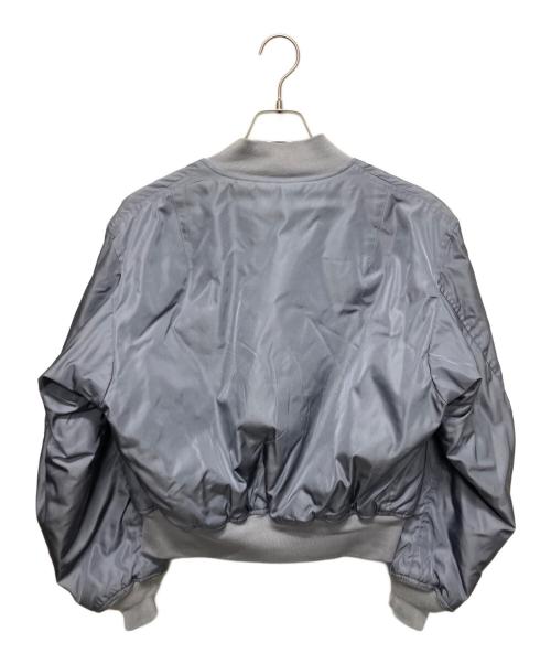 AURALEE（オーラリー）AURALEE (オーラリー) HIGH DENSITY SILK TWILL FLIGHT BLOUSON ラベンダー サイズ:3の古着・服飾アイテム