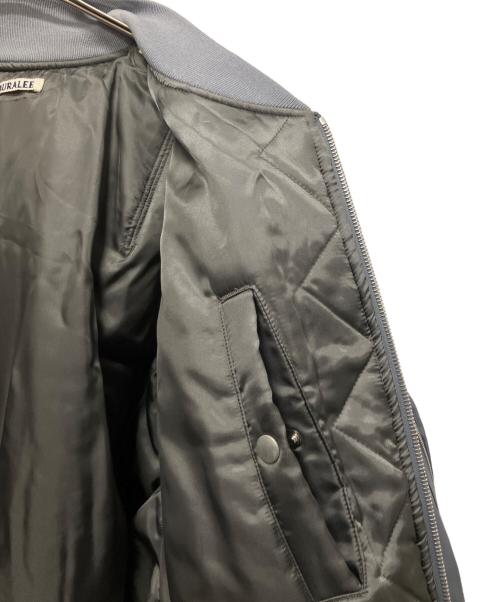 AURALEE（オーラリー）AURALEE (オーラリー) HIGH DENSITY SILK TWILL FLIGHT BLOUSON ラベンダー サイズ:3の古着・服飾アイテム