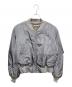 AURALEE（オーラリー）の古着「HIGH DENSITY SILK TWILL FLIGHT BLOUSON」｜ラベンダー