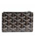 GOYARD（ゴヤール）の古着「ブルボンジップ付きカードホルダー」｜ブラック