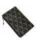 中古・古着 GOYARD (ゴヤール) ブルボンジップ付きカードホルダー ブラック サイズ:-：90000円